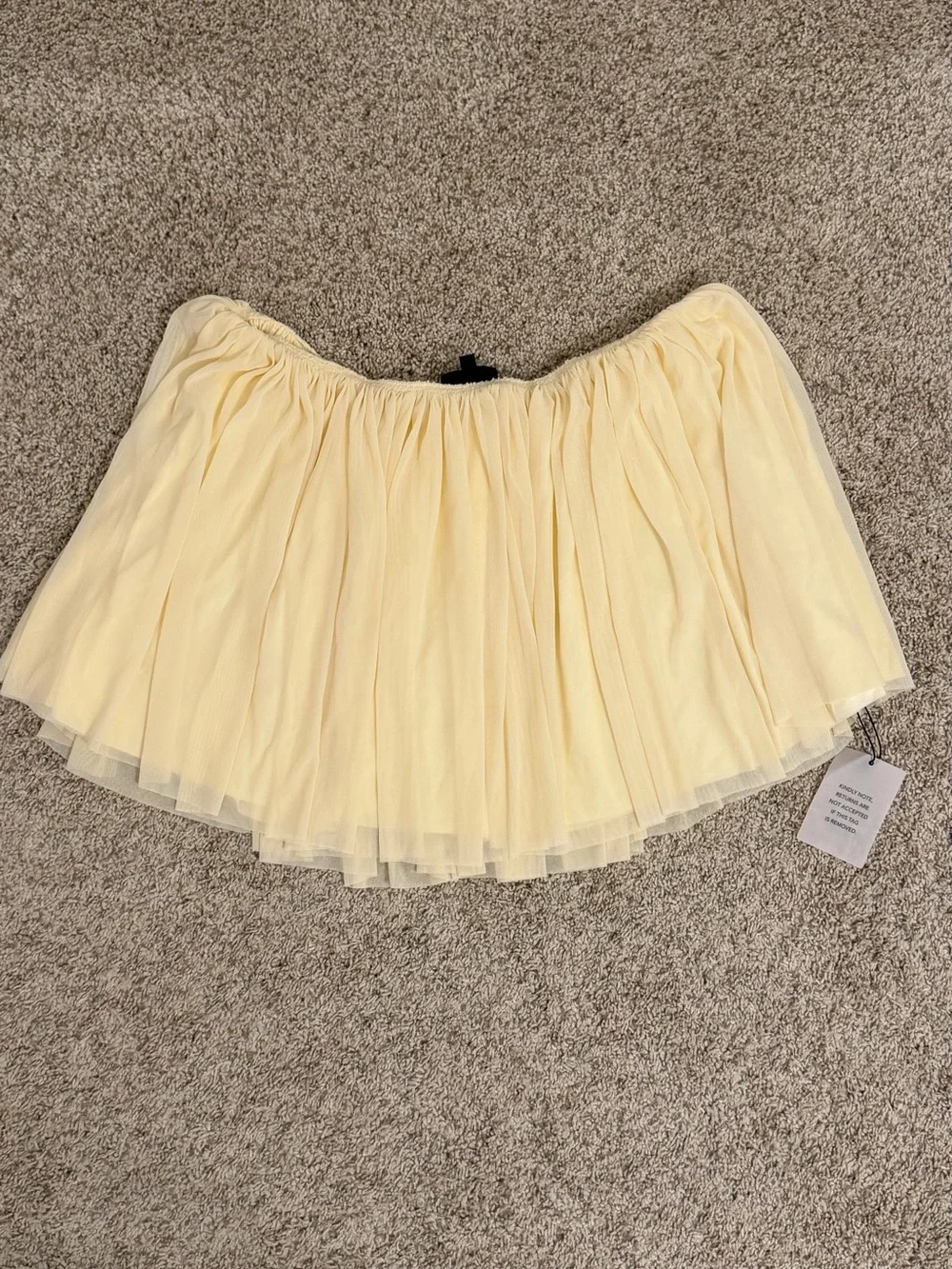 MAJORELLE Tulle Mini Skirt